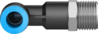 Штуцер цанговый угловой удлиненный Festo QSLL-1/2-12