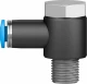 Штуцер цанговый угловой с наружным шестигранником Festo QSLV-1/8-4