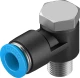 Штуцер цанговый угловой с наружным шестигранником Festo QSLV-1/8-8