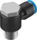 Штуцер цанговый угловой с наружным шестигранником Festo QSLV-1/4-8