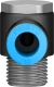 Штуцер цанговый угловой с наружным шестигранником Festo QSLV-1/2-12