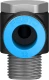 Штуцер цанговый угловой с наружным шестигранником Festo QSLV-3/8-12