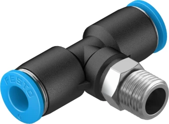 Тройник цанговый с резьбой переходной Festo QST-1/8-6