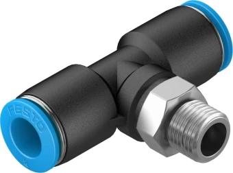 Тройник цанговый с резьбой переходной Festo QST-1/8-8