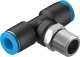 Тройник цанговый с резьбой переходной Festo QST-1/4-8