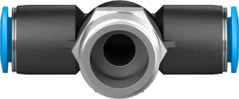 Тройник цанговый с резьбой переходной Festo QST-3/8-8