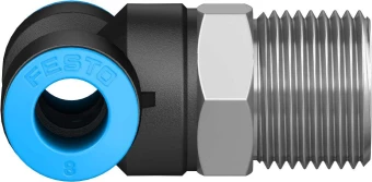 Тройник цанговый с резьбой переходной Festo QST-3/8-8