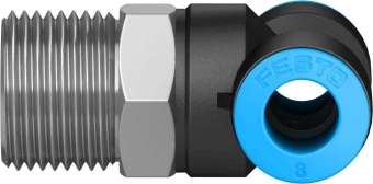 Тройник цанговый с резьбой переходной Festo QST-3/8-8