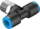 Тройник цанговый с резьбой переходной Festo QST-3/8-10