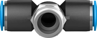 Тройник цанговый с резьбой переходной Festo QST-3/8-10