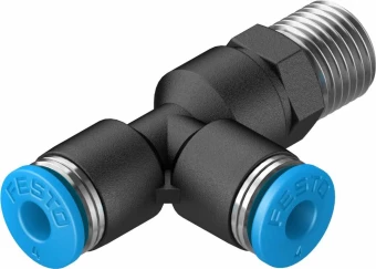 Тройник цанговый с резьбой переходной Festo QSTL-1/8-4