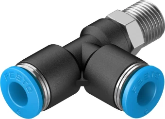 Тройник цанговый с резьбой переходной Festo QSTL-1/8-6