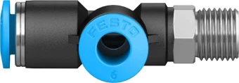 Тройник цанговый с резьбой переходной Festo QSTL-1/8-6