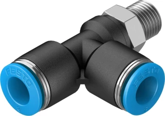 Тройник цанговый с резьбой переходной Festo QSTL-1/8-8