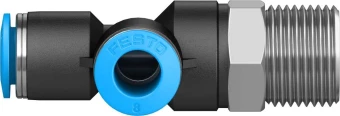 Тройник цанговый с резьбой переходной Festo QSTL-3/8-8