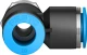 Тройник цанговый с резьбой переходной Festo QSTL-3/8-10