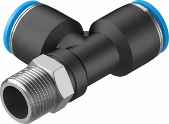 Тройник цанговый с резьбой переходной Festo QSTL-3/8-12