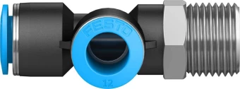 Тройник цанговый с резьбой переходной Festo QSTL-1/2-12