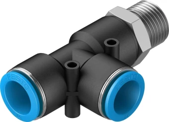 Тройник цанговый с резьбой переходной Festo QSTL-1/2-16