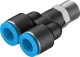 Тройник цанговый с резьбой Festo QSY-3/8-12