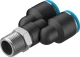 Тройник цанговый с резьбой Festo QSY-3/8-12