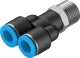 Тройник цанговый с резьбой Festo QSY-1/2-12