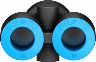 Тройник цанговый переходной Festo QSY-12-10