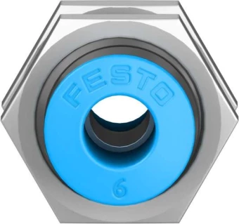 Муфта цанговая для панельного монтажа прямая Festo QSS-6