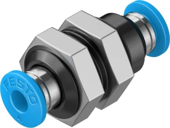 Муфта цанговая для панельного монтажа прямая Festo QSS-4