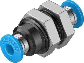 Муфта цанговая для панельного монтажа прямая Festo QSS-4