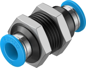 Муфта цанговая для панельного монтажа прямая Festo QSS-8