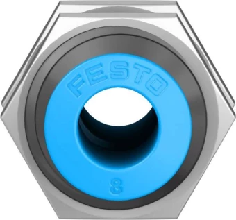 Муфта цанговая для панельного монтажа прямая Festo QSS-8