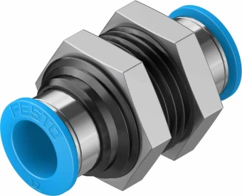 Муфта цанговая для панельного монтажа прямая Festo QSS-12