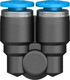Тройник цанговый с резьбой угловой Festo QSYL-1/8-4