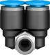 Тройник цанговый с резьбой угловой Festo QSYL-1/8-6