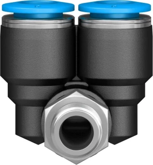 Тройник цанговый с резьбой угловой Festo QSYL-1/8-8