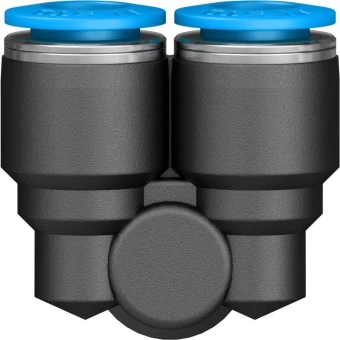 Тройник цанговый с резьбой угловой Festo QSYL-1/8-8