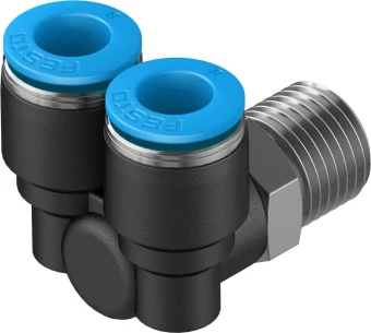Тройник цанговый с резьбой угловой Festo QSYL-1/4-8