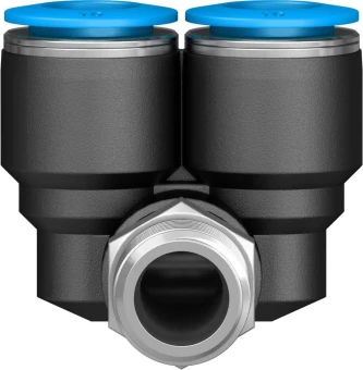 Тройник цанговый с резьбой угловой Festo QSYL-1/4-10