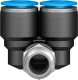 Тройник цанговый с резьбой угловой Festo QSYL-1/4-10
