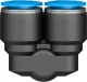 Тройник цанговый с резьбой угловой Festo QSYL-1/4-10