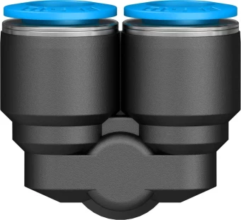 Тройник цанговый с резьбой угловой Festo QSYL-3/8-12