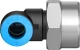 Штуцер цанговый угловой с внутренней резьбой Festo QSLF-3/8-8-B