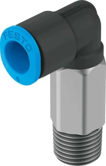 Штуцер цанговый угловой удлиненный Festo QSMLL-1/8-6