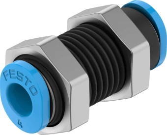Муфта цанговая для панельного монтажа прямая Festo QSMS-4