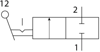 Отсечной клапан Festo HE-2-QS-6