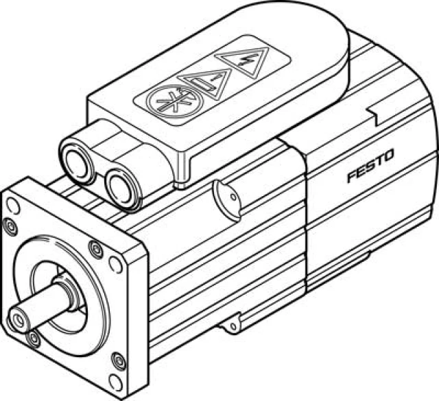 Серводвигатель Festo EMMS-AS-55-SK-LS-TM-S1