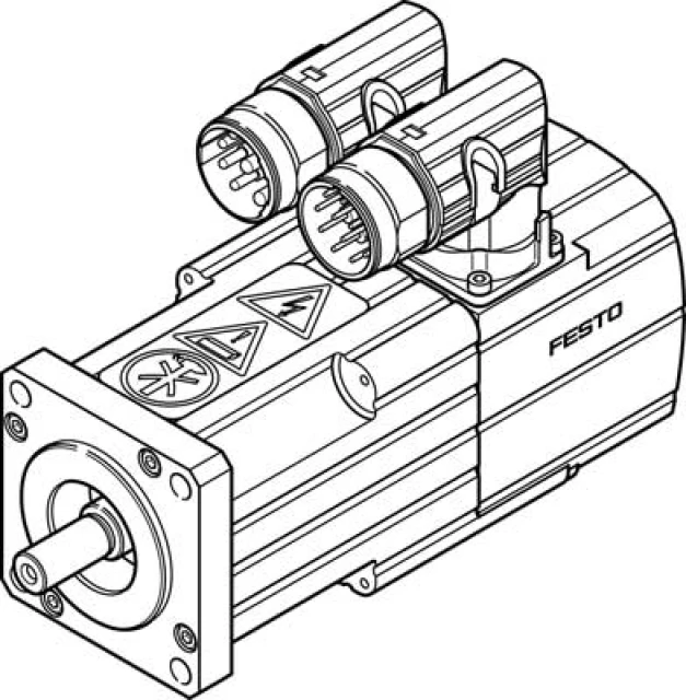 Серводвигатель Festo EMMS-AS-55-S-HS-RR-S1