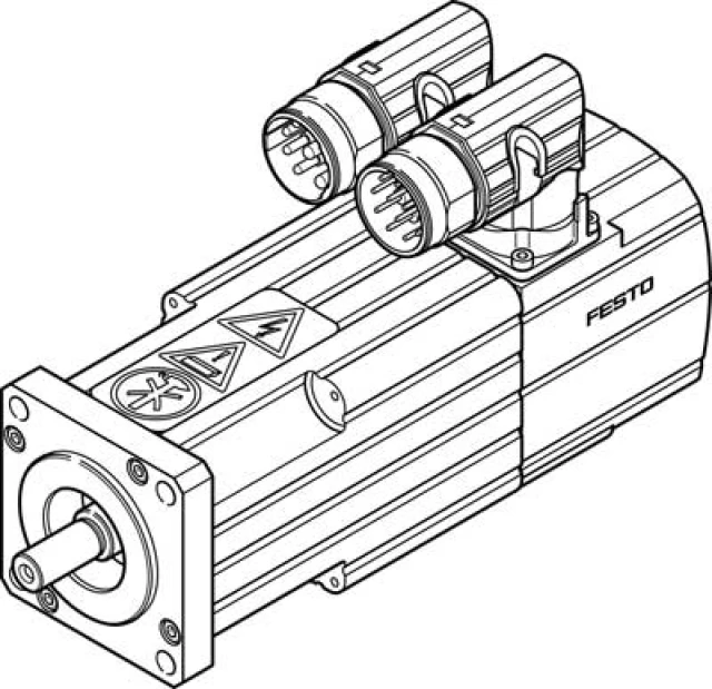 Серводвигатель Festo EMMS-AS-55-M-HS-RRB-S1