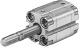 Компактный пневмоцилиндр Festo AEVUZ-20-25-A-P-A